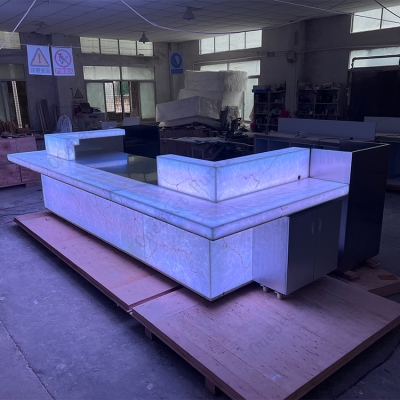 Exclusive Interior Design RGB Led Bar Counter Exported to USA