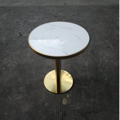 Carrara Marble Top Round Dining Chair and Table...
