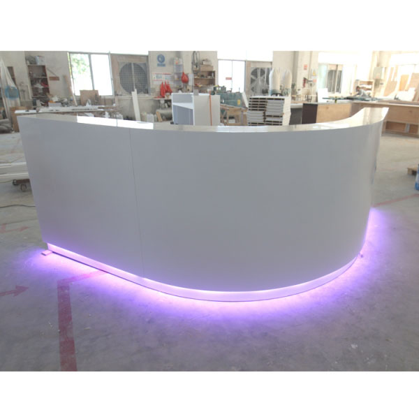 Half Round Led Shop Counter Nail Store