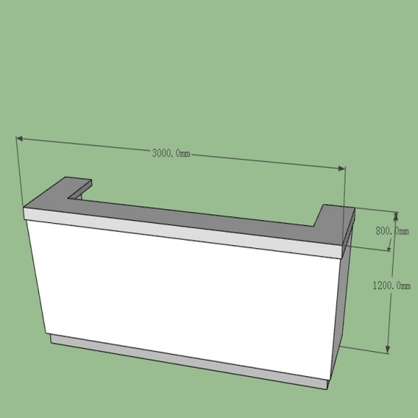 Artificial stone restaurant bar counter white marble bar table