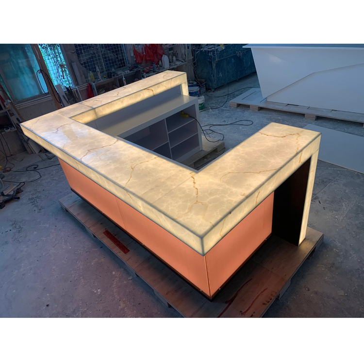 Portable LED Wine Bar Counter Glass Bar Table