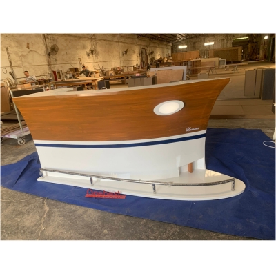 Led Wood Boat Bar Counter in China