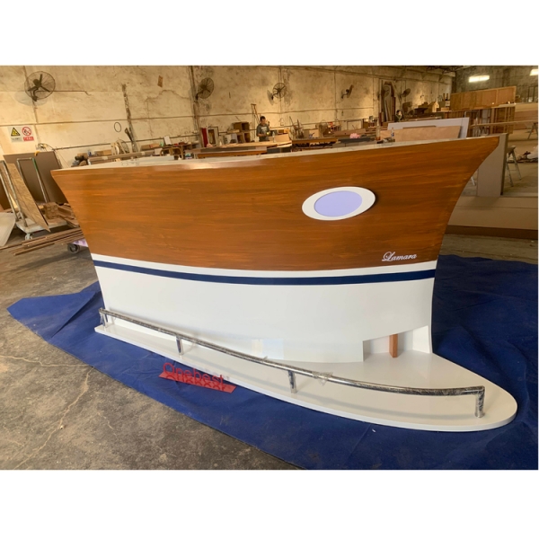 Led Wood Boat Bar Counter in China