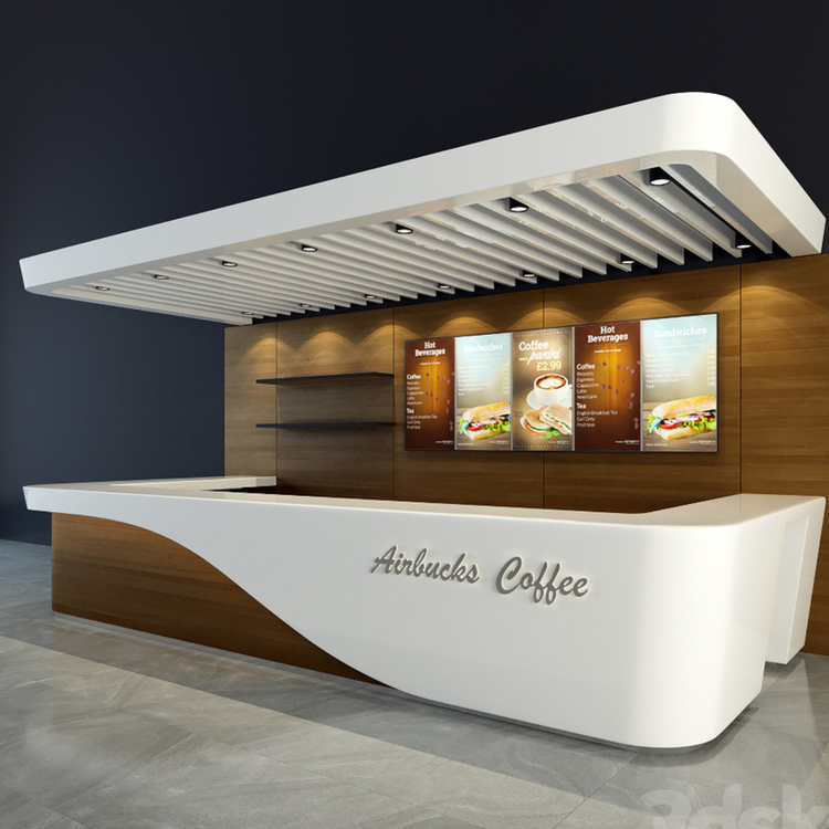 Luxury Design U Shape Led Outdoor Cocktail Bar Counter