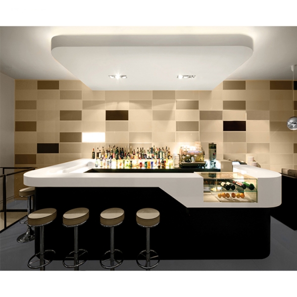 Malaysia furniture U shape sushi bar counter 