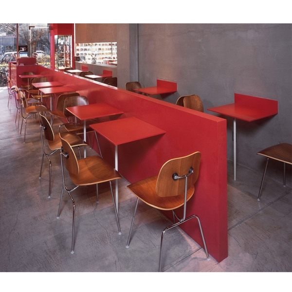 Red size stone restaurant bar counter modern