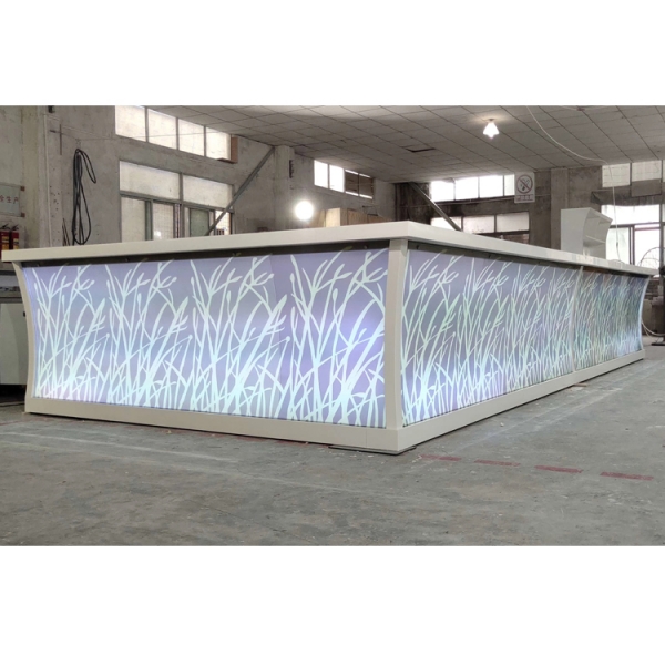 LED Color Changed Bar Furniture Coffee Bar Counter for Sale 