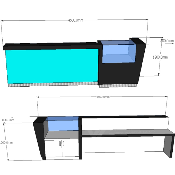 New Led Bar Funiture High Top Coffee Bar Counter