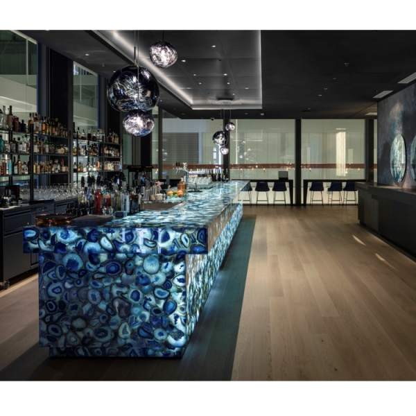 Large Size Led Agate Marble Stone Restaurant Kitchen Bar Counter