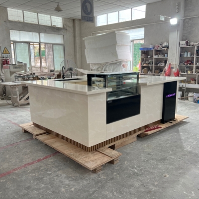 Cut Size Stone Bar Counter Cake Display Modern Bar Furniture