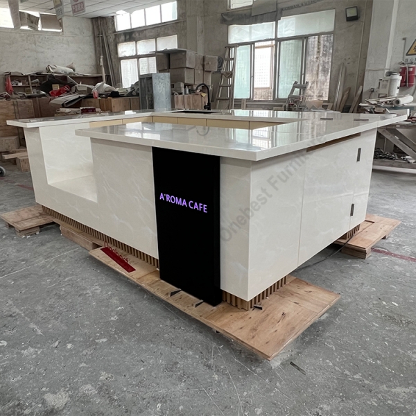 Cut Size Stone Bar Counter Cake Display Modern Bar Furniture