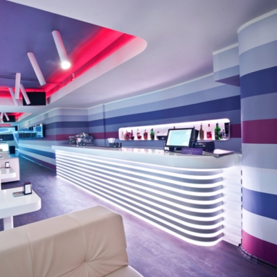  Commercial Lounge Set Furniture Bar Club High-tech Style Cafe Bar Counters With Led