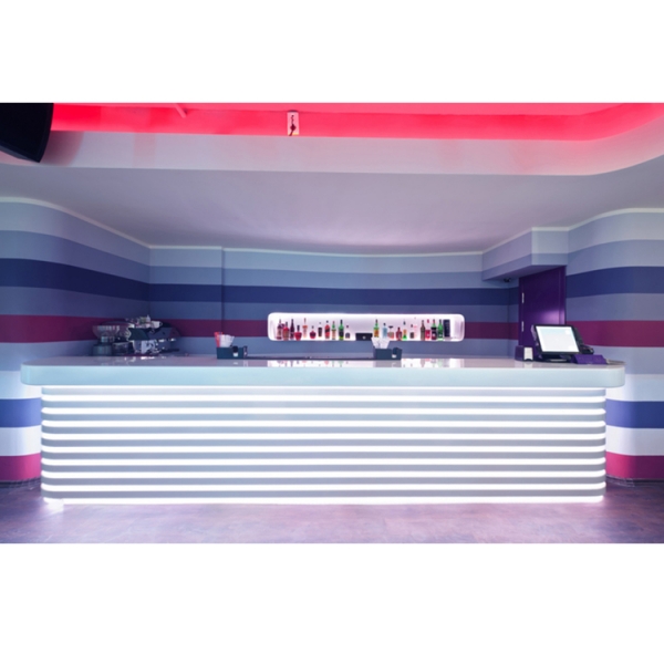  Commercial Lounge Set Furniture Bar Club High-tech Style Cafe Bar Counters With Led