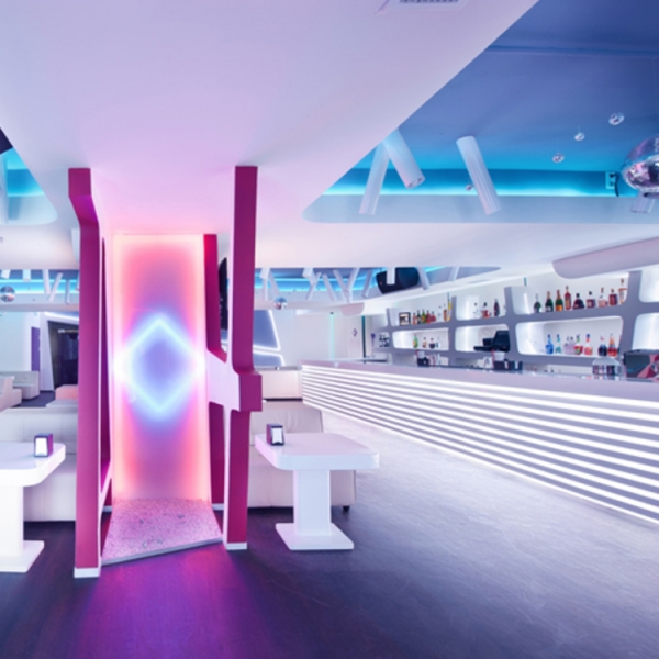  Commercial Lounge Set Furniture Bar Club High-tech Style Cafe Bar Counters With Led