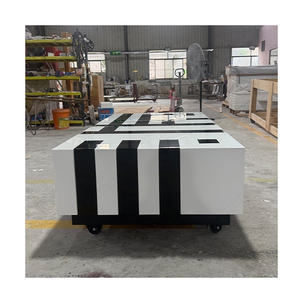 Solid Surface Piano Design Coffee Table for Home and Living Room