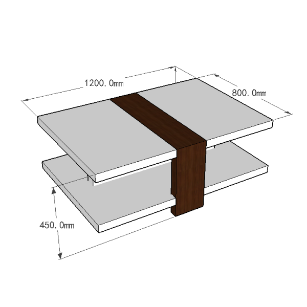 High End Home Design White Marble Coffee Table