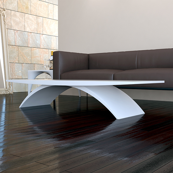 Acrylic Solid Surface Cafe Room Table Home Coffee Table