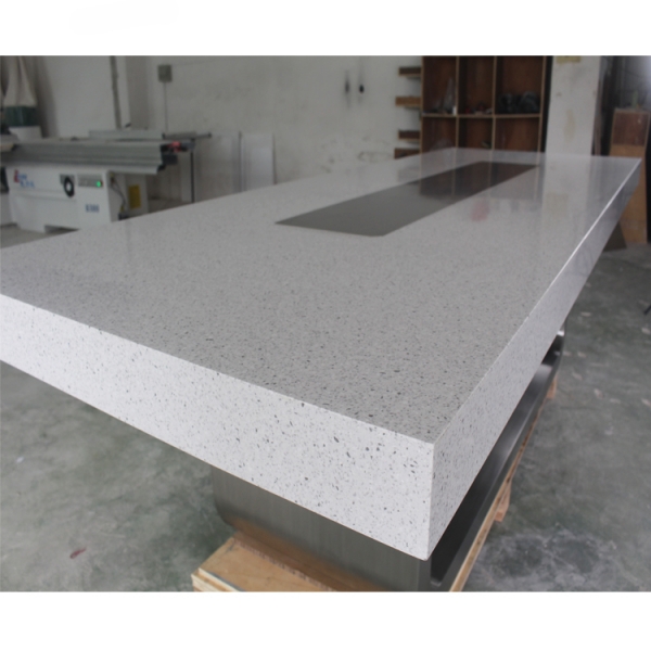 Artificial Corian stone board meeting conference table