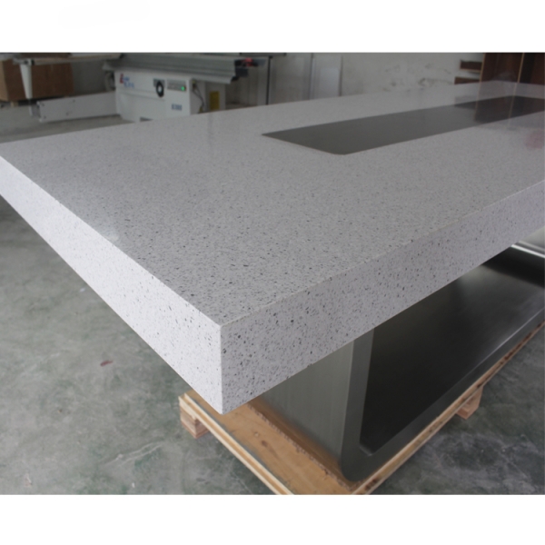 Artificial Corian stone board meeting conference table