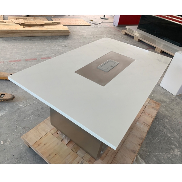 Small Size Round Edge Office Use Conference Table