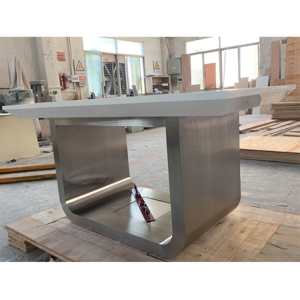 Small Size Round Edge Office Use Conference Table