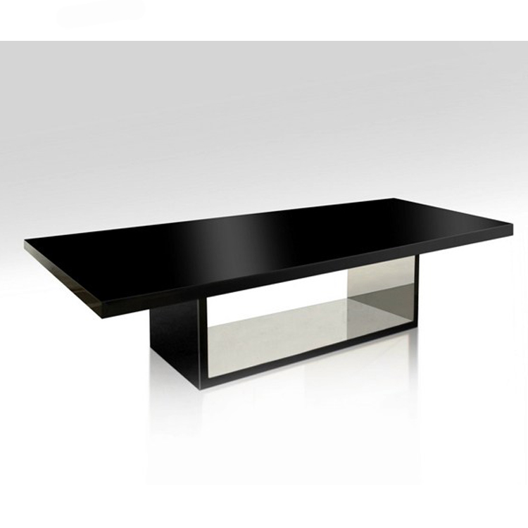 Black high quality customized conference meeting table
