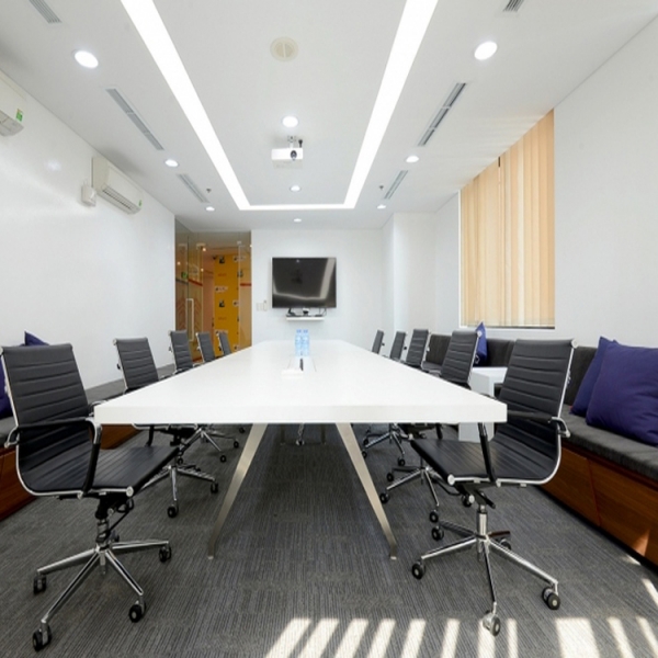 Office meeting room modern conference table design white