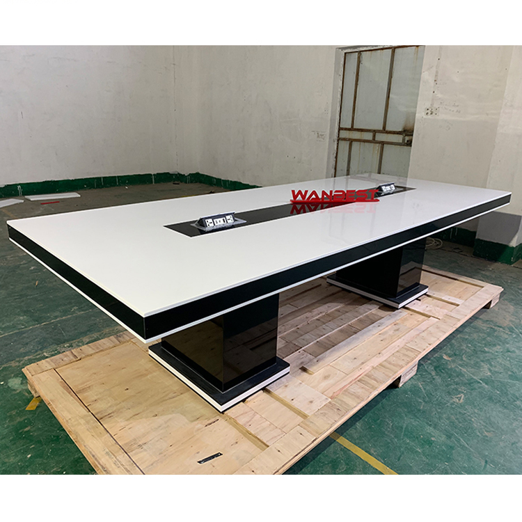 Modern Meeting Table Design Conference Table with Outlets