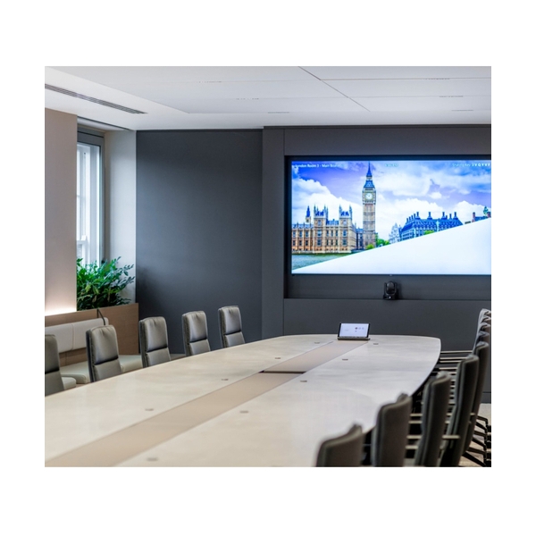 Training Sectional Meeting Table Modern Oval Shape Stone Conference Desk