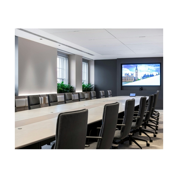 Training Sectional Meeting Table Modern Oval Shape Stone Conference Desk