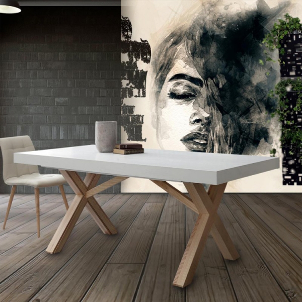 Unique Design Acrylic Solid Surface Stone Dining Table