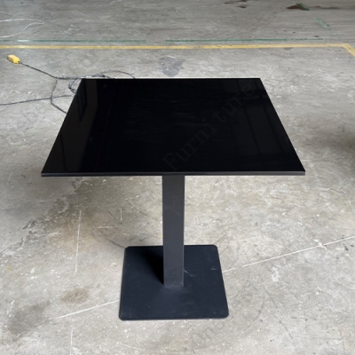 Standard Size Black Sintered Stone Foldable Dining Table