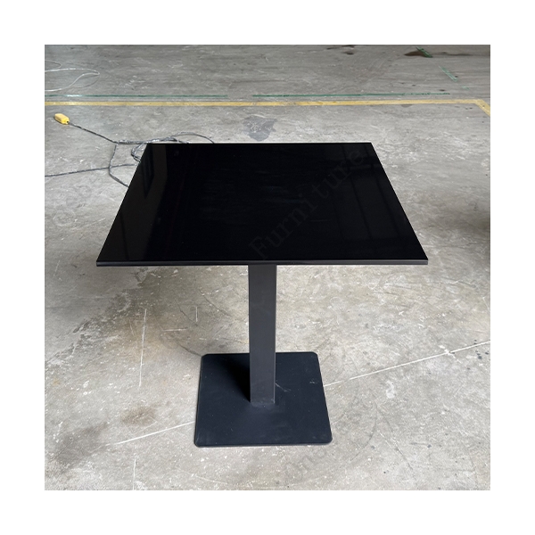 Standard Size Black Sintered Stone Foldable Dining Table