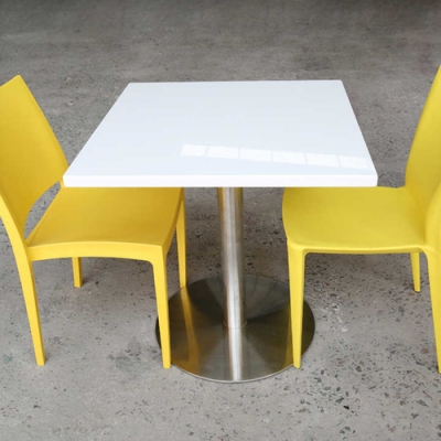 Wholesale Artificial Marble Stone Farmhouse Dining Table for Hotel