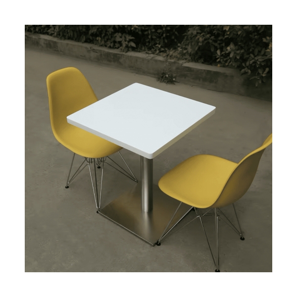 Wholesale Artificial Marble Stone Farmhouse Dining Table for Hotel
