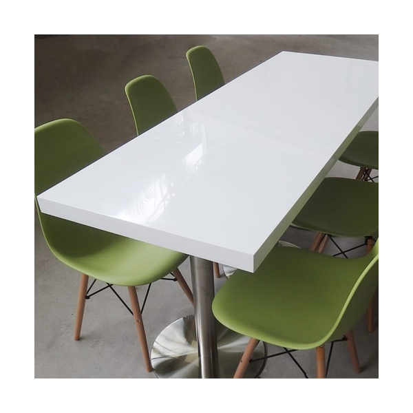 Wholesale Artificial Marble Stone Farmhouse Dining Table for Hotel