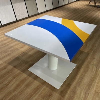 Large Size Square Shape Home Adjustable Dining Table in China