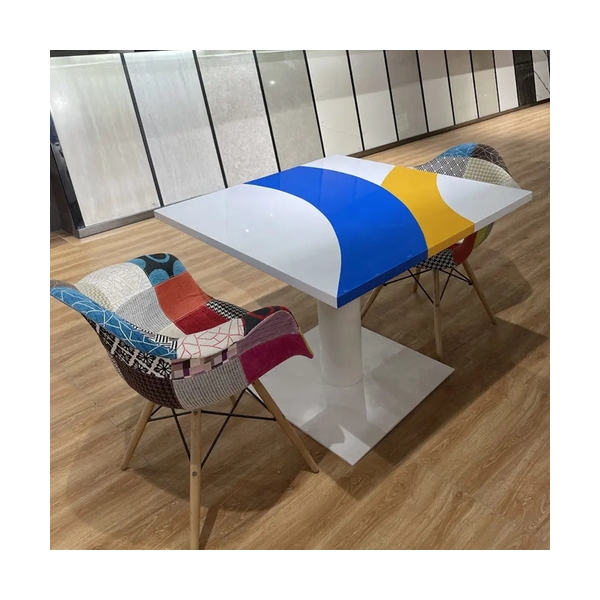 Large Size Square Shape Home Adjustable Dining Table in China