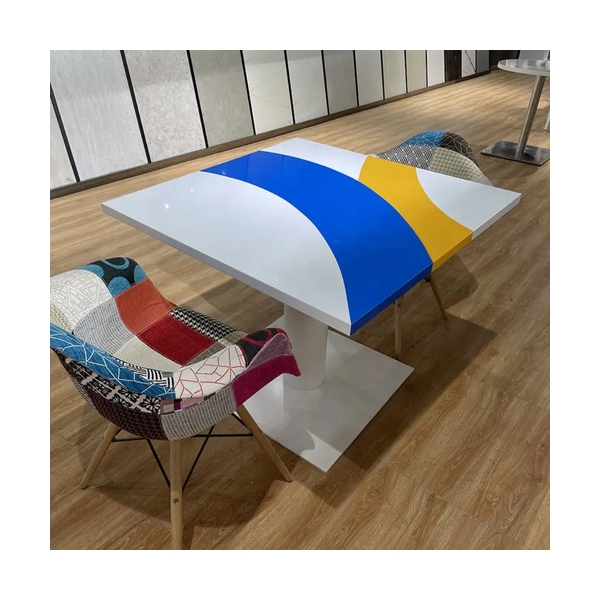 Large Size Square Shape Home Adjustable Dining Table in China