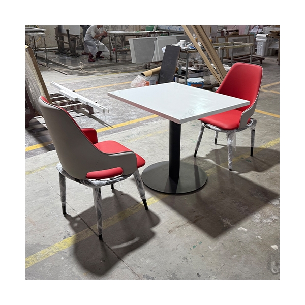 Office Lounge Table and Chairs Modern Corian Dining Table