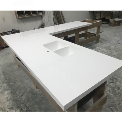 Australian standard design apartment white kitchen counter ...