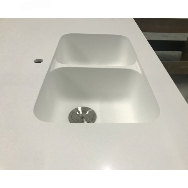 Australian standard design apartment white kitchen counter top