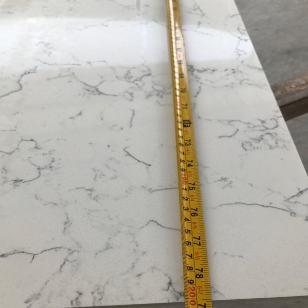 Waterfall edge countertop carrara marble wallper kitchen counters