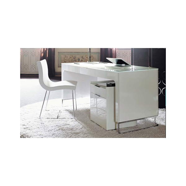 Modern Executive White Color Office Table Desk