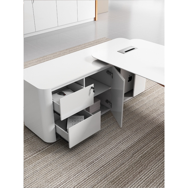 Ceo Luxury Modern Design Executive Office Desk White Office Tables