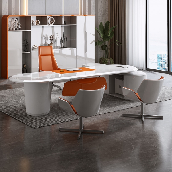 Ceo Luxury Modern Design Executive Office Desk White Office Tables