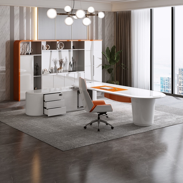 Ceo Luxury Modern Design Executive Office Desk White Office Tables