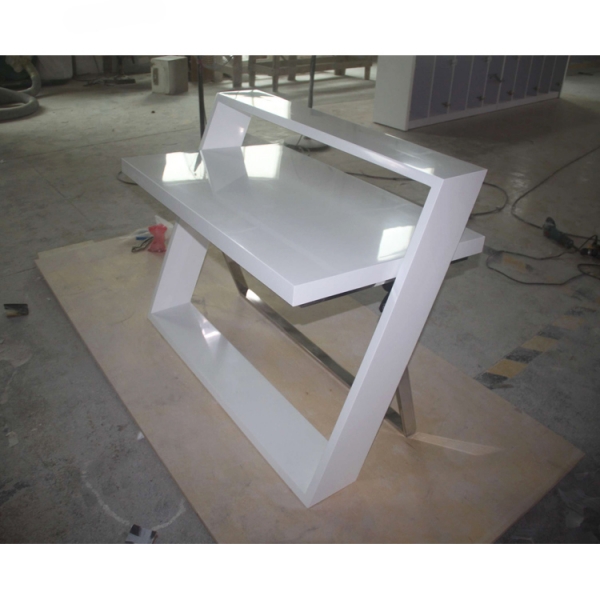 Latest Design White Foldable Office Table Organizer