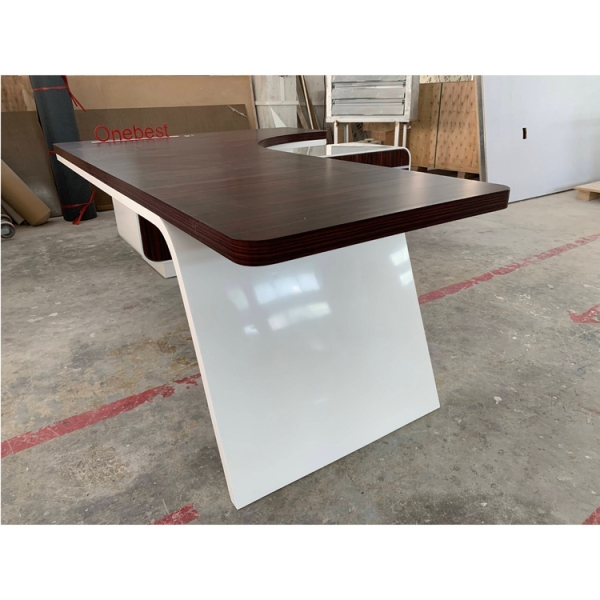 Office Manager Room Executive Desk Brown CEO Table