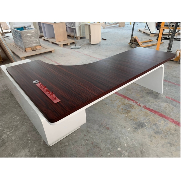 Office Manager Room Executive Desk Brown CEO Table